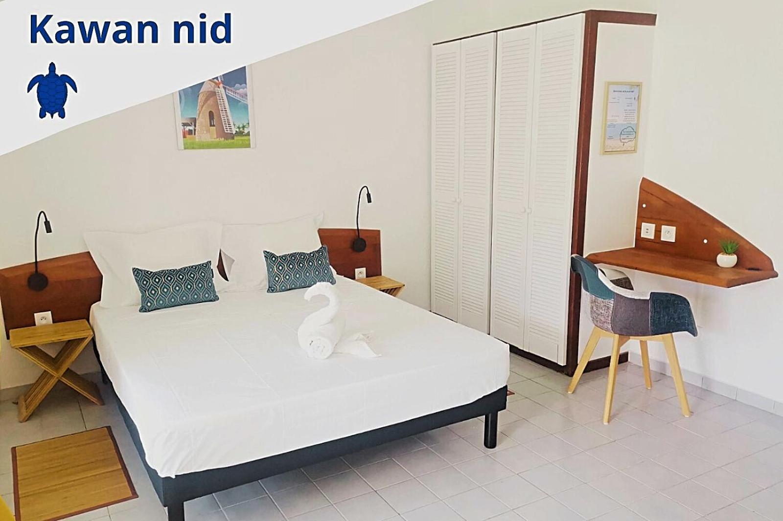 Kawan Nid - Tout Confort, Plage A 2 Min A Pied, Piscine, Wifi, Climatisation Grand-Bourg Kültér fotó